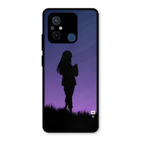 Hinata Shadow Metal Back Case for Poco C55