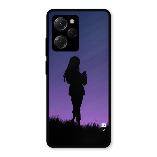 Hinata Shadow Metal Back Case for Poco X5 Pro