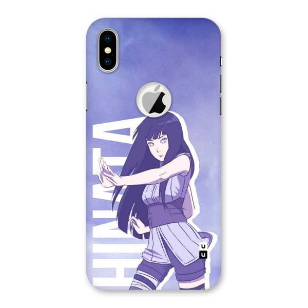 Hinata Stance Back Case for iPhone XS Logo Cut