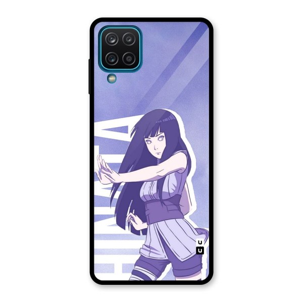 Hinata Stance Glass Back Case for Galaxy A12