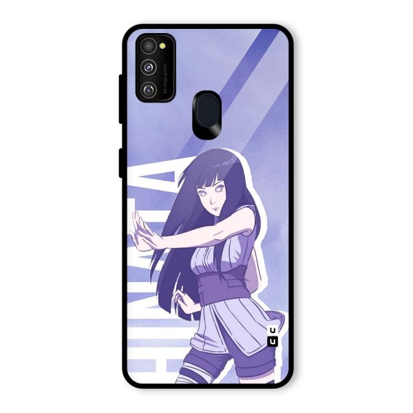 Hinata Stance Glass Back Case for Galaxy M21