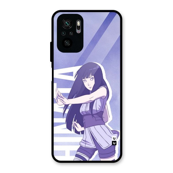 Hinata Stance Glass Back Case for Redmi Note 10