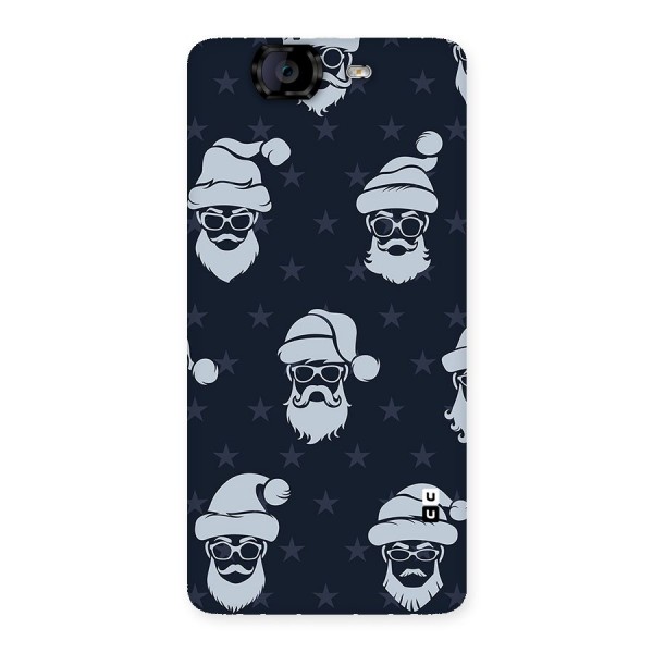 Hipster Santa Back Case for Canvas Knight A350