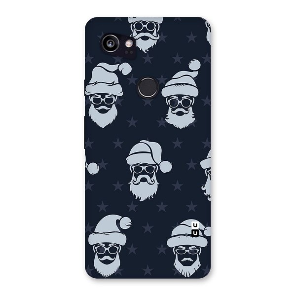 Hipster Santa Back Case for Google Pixel 2 XL