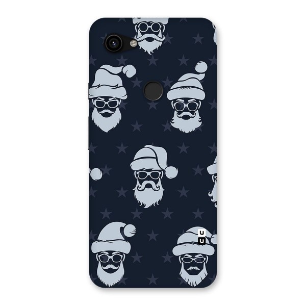 Hipster Santa Back Case for Google Pixel 3a XL