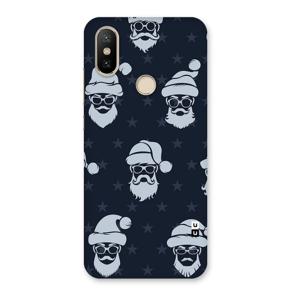 Hipster Santa Back Case for Mi A2