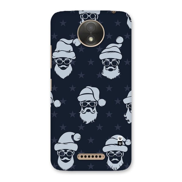 Hipster Santa Back Case for Moto C Plus