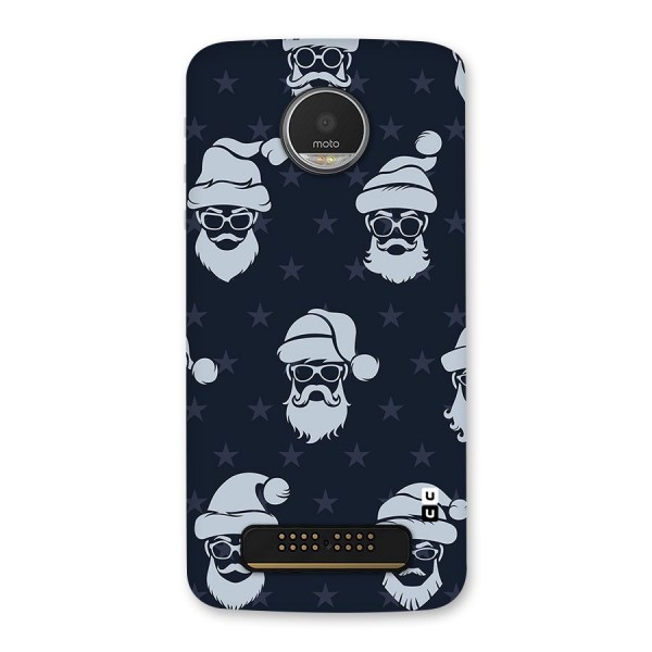 Hipster Santa Back Case for Moto Z Play