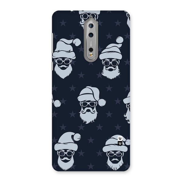 Hipster Santa Back Case for Nokia 8