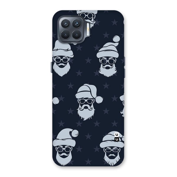 Hipster Santa Back Case for Oppo F17 Pro