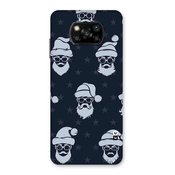 Hipster Santa Back Case for Poco X3