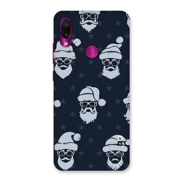 Hipster Santa Back Case for Redmi Note 7 Pro