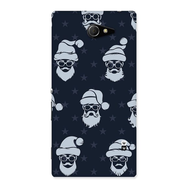 Hipster Santa Back Case for Sony Xperia M2