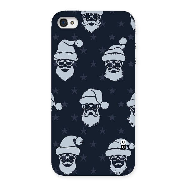 Hipster Santa Back Case for iPhone 4 4s