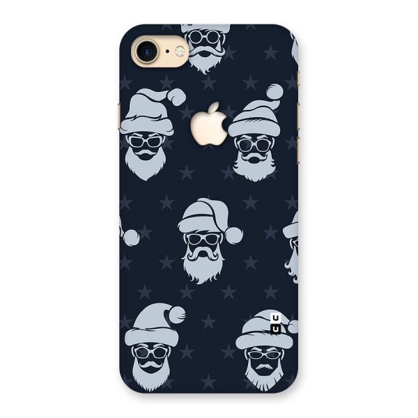 Hipster Santa Back Case for iPhone 7 Apple Cut