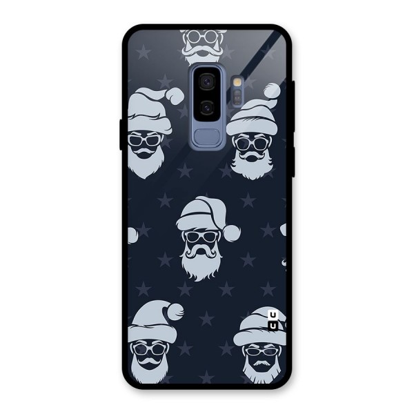 Hipster Santa Glass Back Case for Galaxy S9 Plus