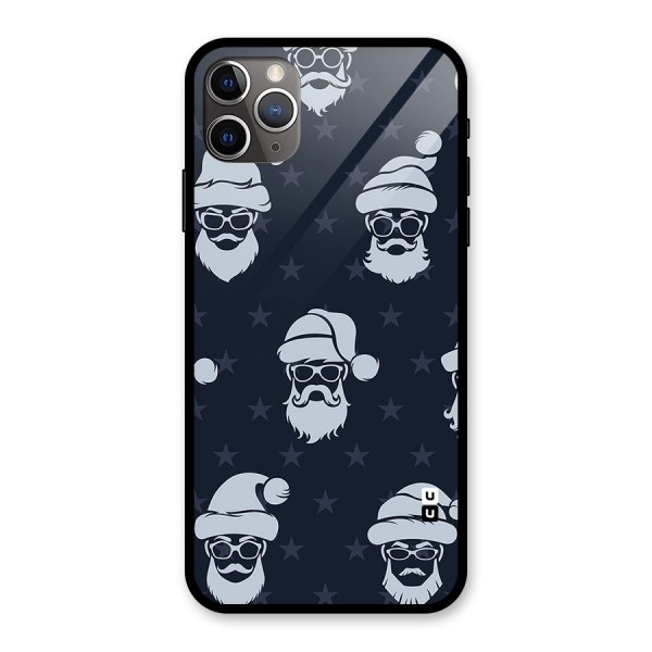 Hipster Santa Glass Back Case for iPhone 11 Pro Max