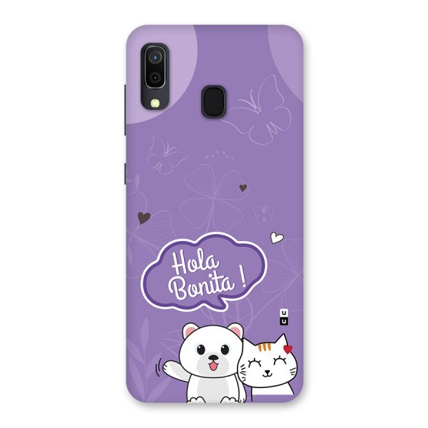 Hola Bonita Back Case for Galaxy A20