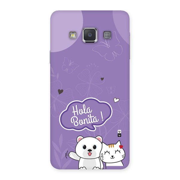 Hola Bonita Back Case for Galaxy A3