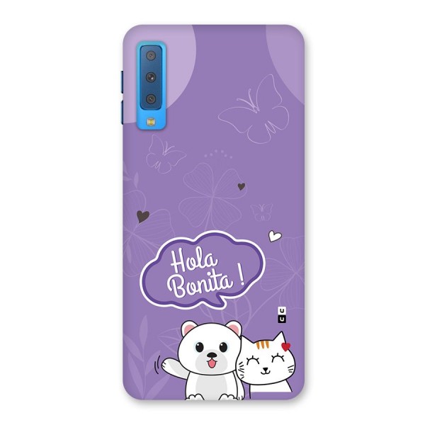 Hola Bonita Back Case for Galaxy A7 (2018)