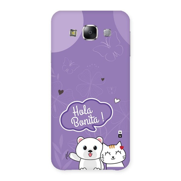 Hola Bonita Back Case for Galaxy E5