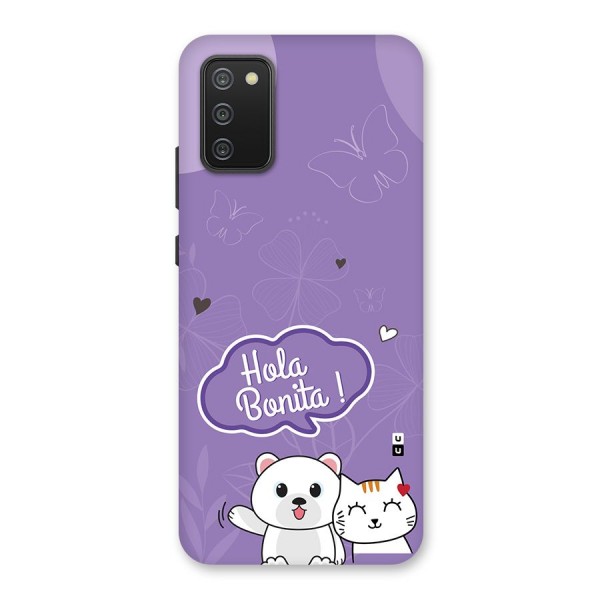 Hola Bonita Back Case for Galaxy F02s