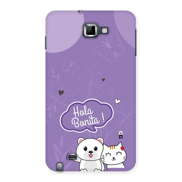 Hola Bonita Back Case for Galaxy Note