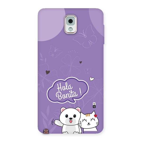 Hola Bonita Back Case for Galaxy Note 3