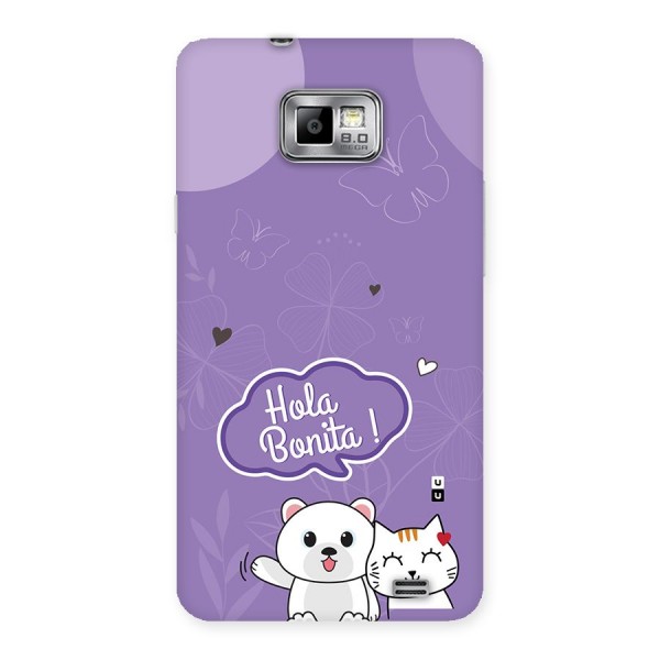 Hola Bonita Back Case for Galaxy S2