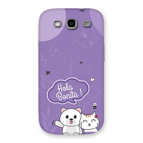 Hola Bonita Back Case for Galaxy S3