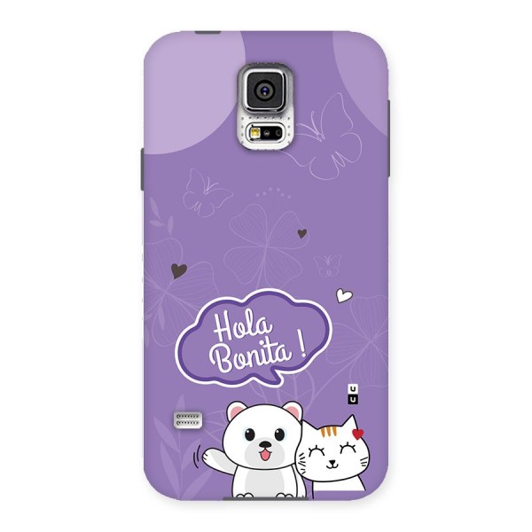 Hola Bonita Back Case for Galaxy S5