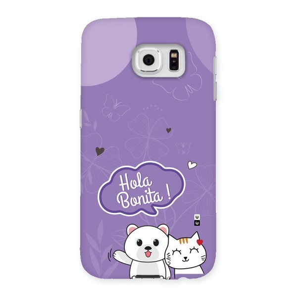 Hola Bonita Back Case for Galaxy S6