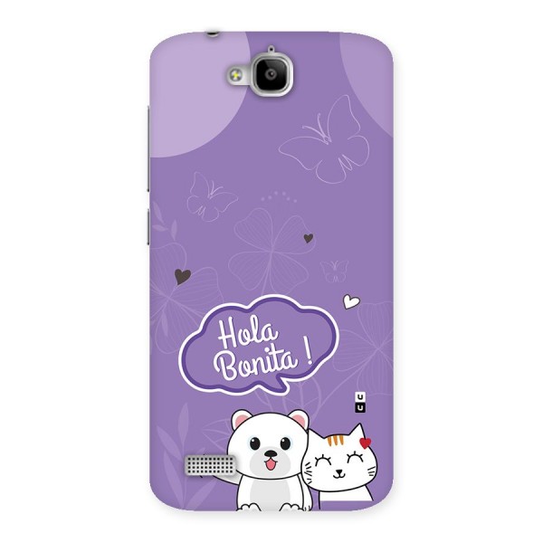 Hola Bonita Back Case for Honor Holly