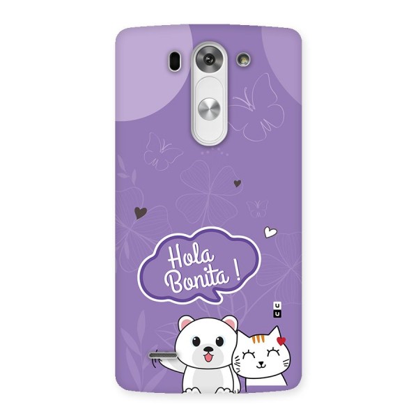 Hola Bonita Back Case for LG G3 Beat