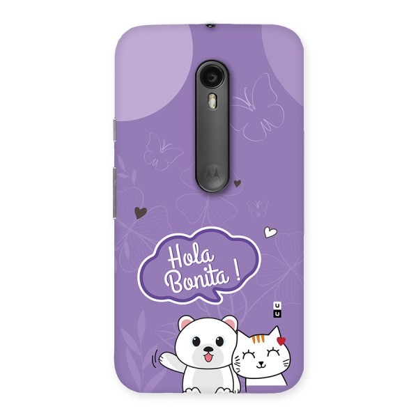 Hola Bonita Back Case for Moto G3