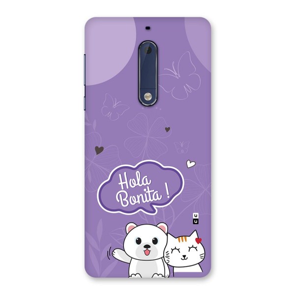 Hola Bonita Back Case for Nokia 5