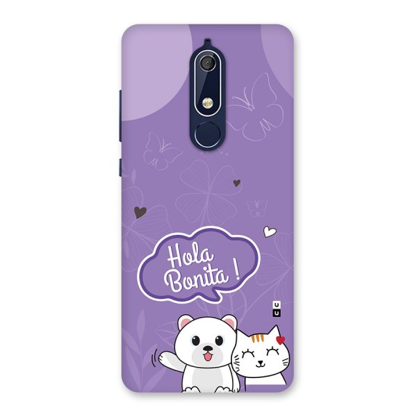 Hola Bonita Back Case for Nokia 5.1