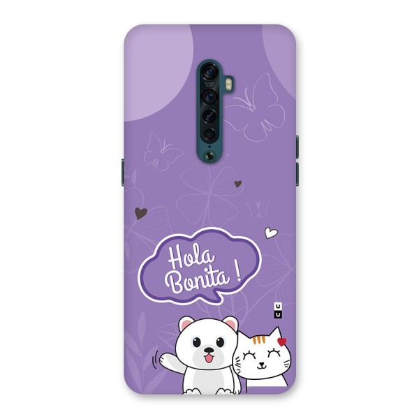 Hola Bonita Back Case for Oppo Reno2