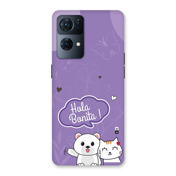 Hola Bonita Back Case for Oppo Reno7 Pro 5G