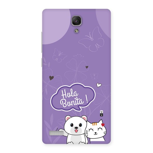 Hola Bonita Back Case for Redmi Note