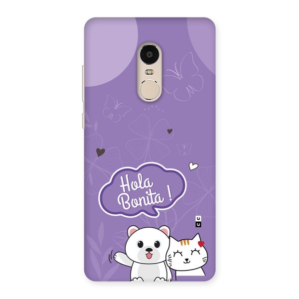 Hola Bonita Back Case for Redmi Note 4