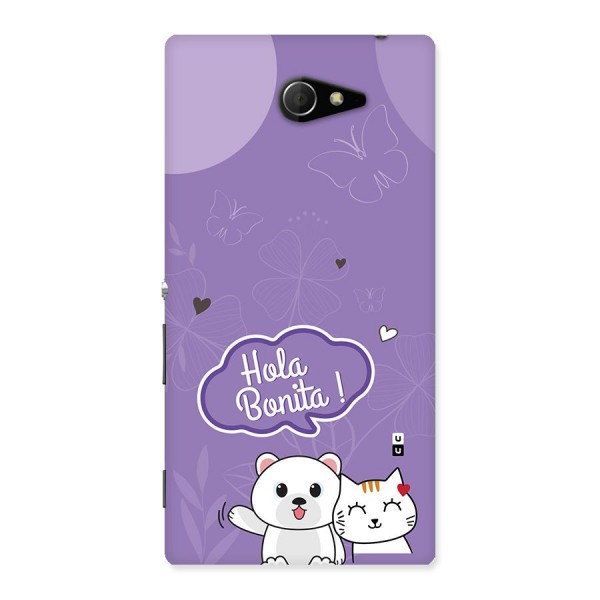 Hola Bonita Back Case for Xperia M2