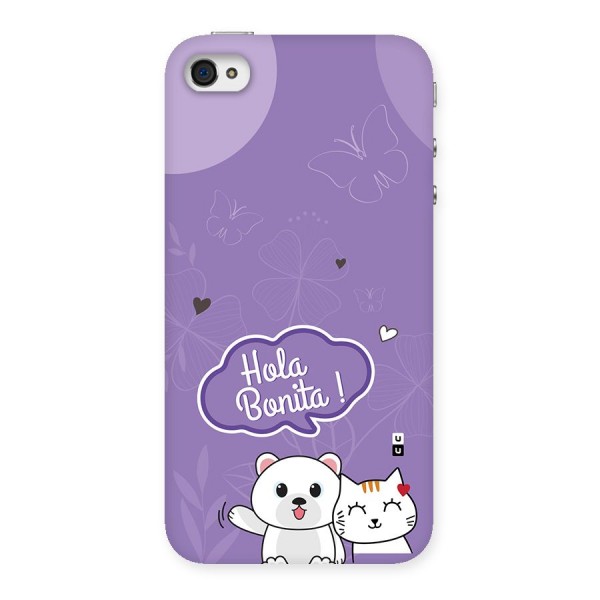 Hola Bonita Back Case for iPhone 4 4s