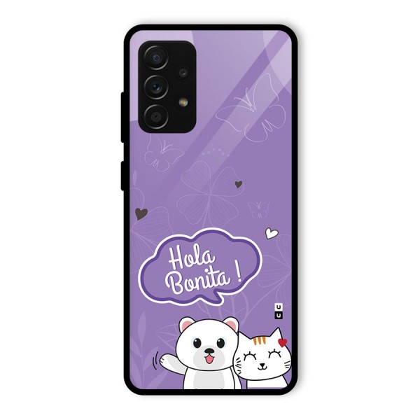 Hola Bonita Glass Back Case for Galaxy A53 5G