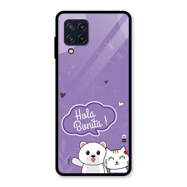 Hola Bonita Glass Back Case for Galaxy M32