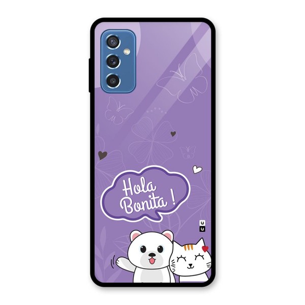 Hola Bonita Glass Back Case for Galaxy M52 5G