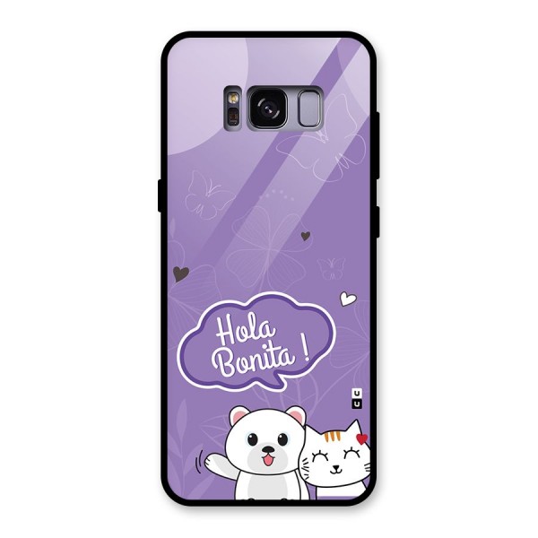 Hola Bonita Glass Back Case for Galaxy S8