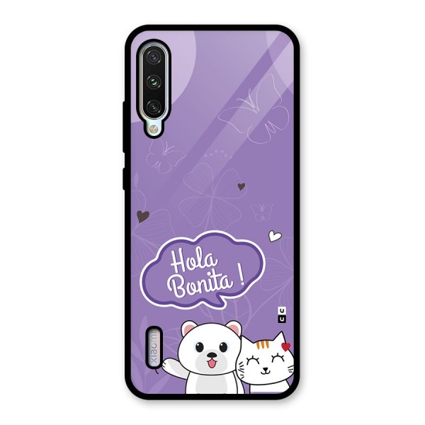 Hola Bonita Glass Back Case for Mi A3