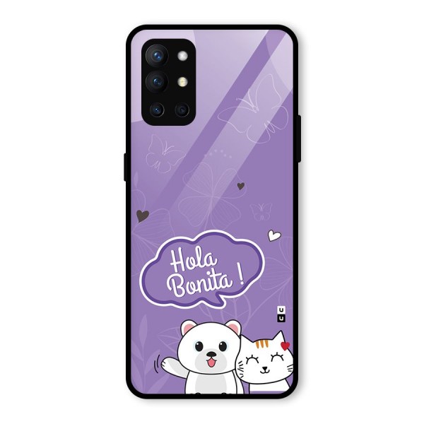 Hola Bonita Glass Back Case for OnePlus 9R