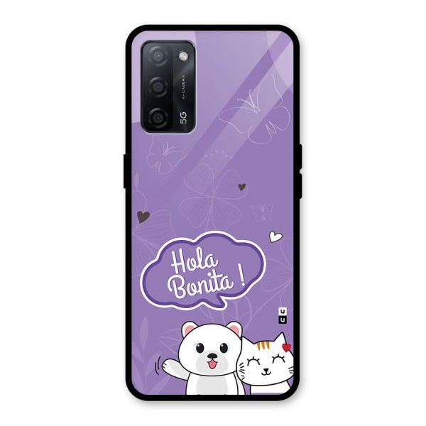 Hola Bonita Glass Back Case for Oppo A53s 5G